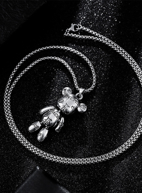 合金钛钢链盒子链男女通用