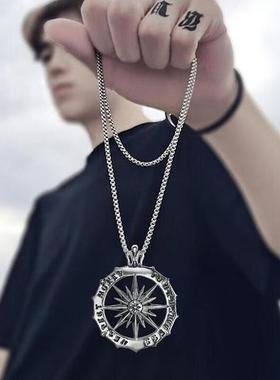 欧美复古美式男士不锈钢项链