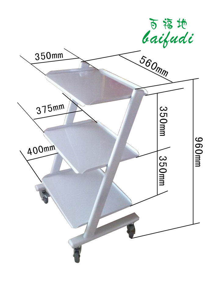 器械三层美容院会所牙科口腔车美容车专用小推车置物架子医美睫车 - 图3