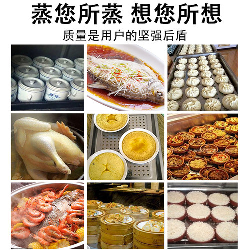 海鲜蒸柜商用电蒸箱小型蒸汽炉燃气蒸炉蒸饭柜炖汤机食堂饭店厨房 - 图1