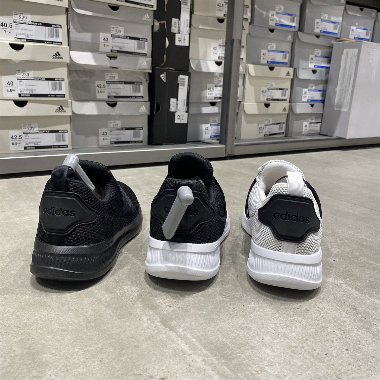 Adidas/阿迪达斯男子一脚蹬轻便运动休闲鞋H04343 H04828 H04296 - 图0