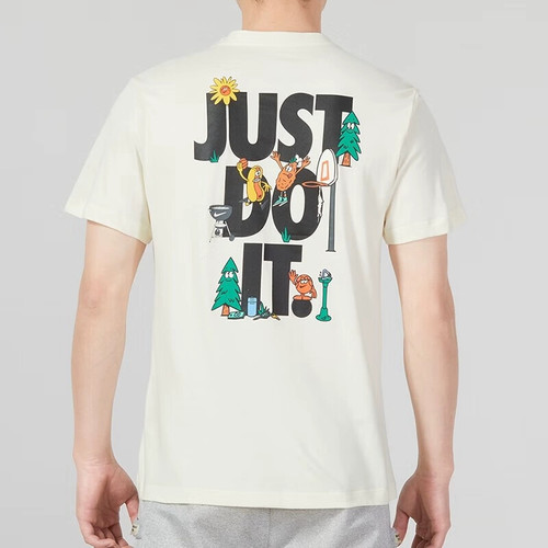 正品Nike/耐克短袖男装夏季款运动服透气休闲圆领T恤 FD0064-113 - 图2