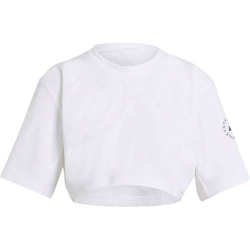 酷动城阿迪达斯三叶草CROP 短袖女子运动T恤 GL7339 - 图1