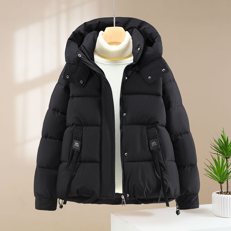 2025冬季新款女士羽绒棉服时尚百搭小个子棉袄加厚保暖短款外套潮 - 图2