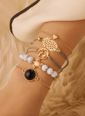 Cross border hot selling set ethnic style tassel bracelet