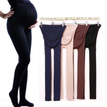 Pregnant woman silk stocking with adjustable pantyhose 2023 autumn and winter thick style stockings underpants even pantyhose conjoined foot socks
