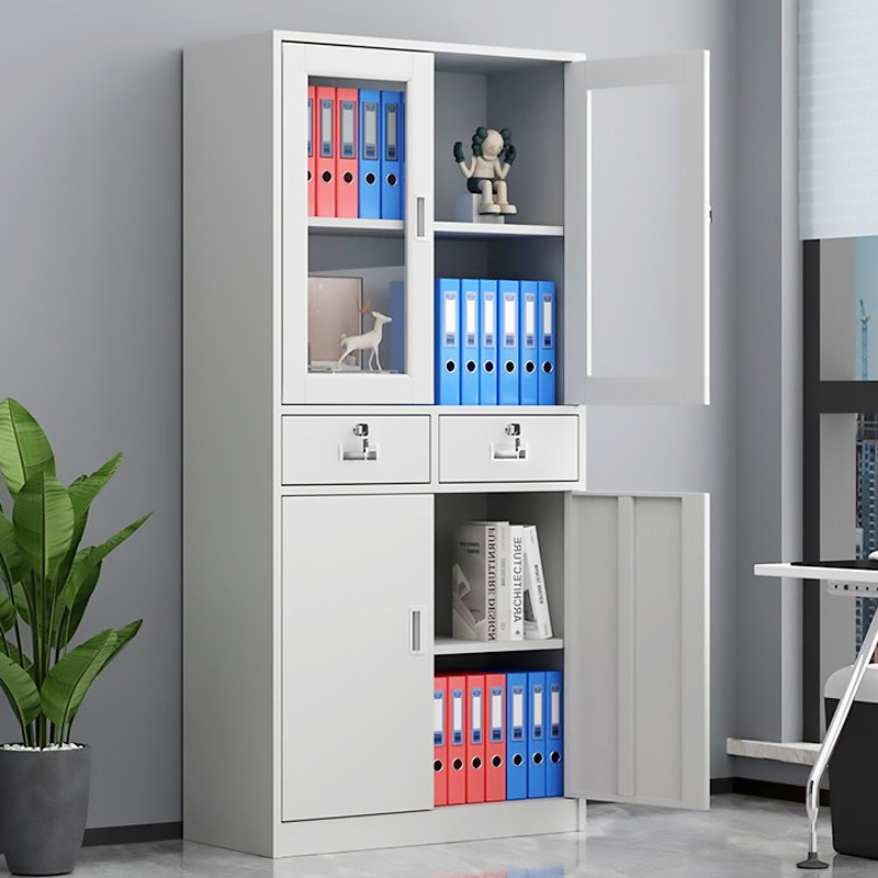 钢制办公室文件柜带锁档案资料柜铁皮柜办公柜子中二斗文件收纳柜,淘宝优惠券,粉丝福利购,淘宝优惠卷