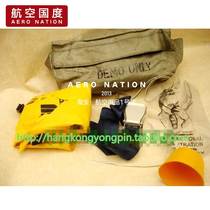 Flight attendant demo demo series flight attendant training oxygen mask life jacket Seat Belt Air attendant Life jacket