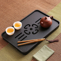 Home Tea Tray Light Lavish Minimalist Drain Water Storage Office Imitation Ujin Stone Tea Set Dry Bubble Table Tea Small Tea Table