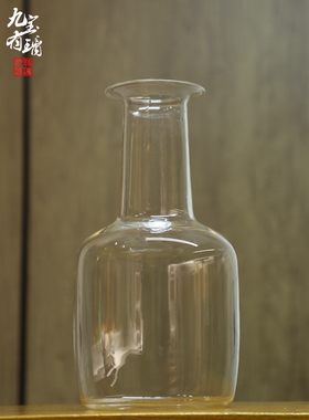 复古日式花瓶九宝有璃高硼硅玻璃