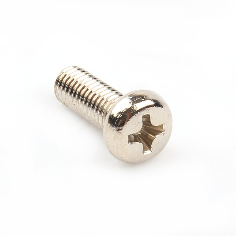 304不锈钢螺丝十字圆头螺丝钉机牙PM3盘头螺栓机丝小螺钉国标