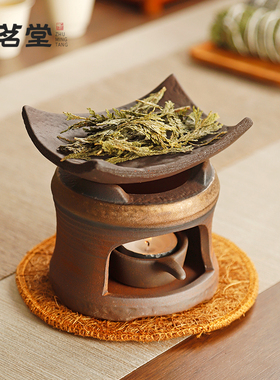 粗陶日式烘烤炉香薰炉提香器蜡烛