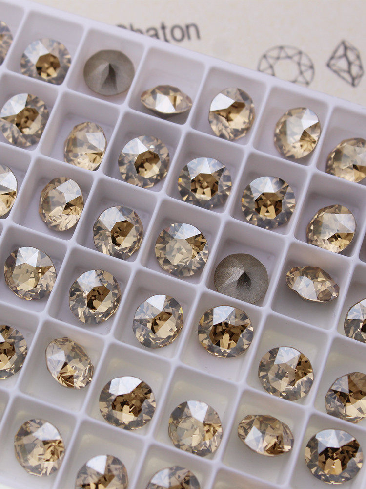 施家水钻1088尖底堆钻001GSHA金色魅影 华子水晶美甲饰品堆钻DIY,淘宝优惠券,粉丝福利购,淘宝优惠卷