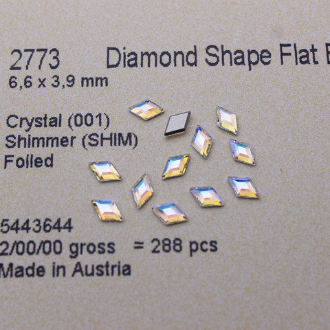 施家水钻奥地利水晶美甲钻2773菱形平底异形百搭饰品钻闪烁白华子,淘宝优惠券,粉丝福利购,淘宝优惠卷