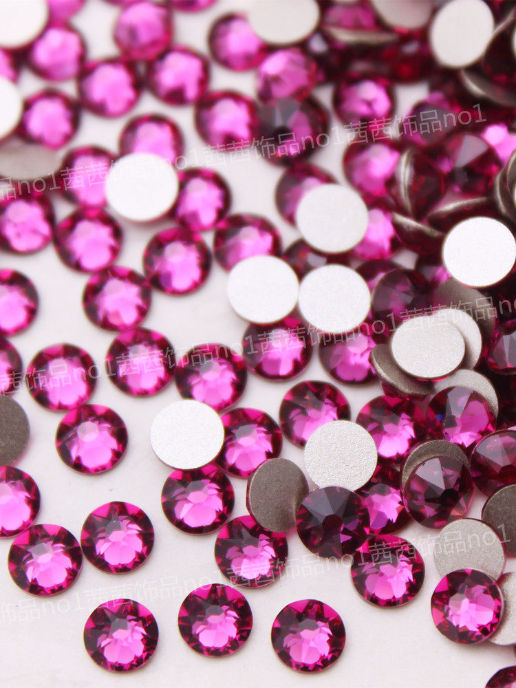 进口奥钻施家水晶2088平底水钻502紫红指甲贴钻DIY饰品华子美甲钻,淘宝优惠券,粉丝福利购,淘宝优惠卷