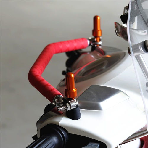 姜戈摩托车踏板车改装倒车镜多功能支架后视镜扩展螺丝反光镜堵头-图1