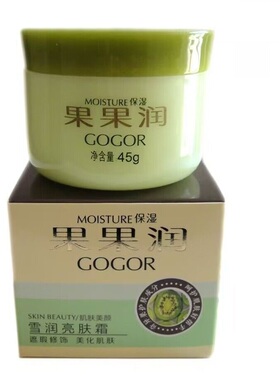 GOGOR果果润保湿营养霜 雪润亮肤霜补水平皱霜滋润锁水防护粉底霜