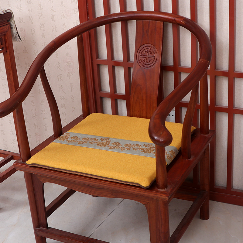 红木沙发坐垫新中式古典实木家具官帽椅垫太师椅防滑坐垫椅子座垫