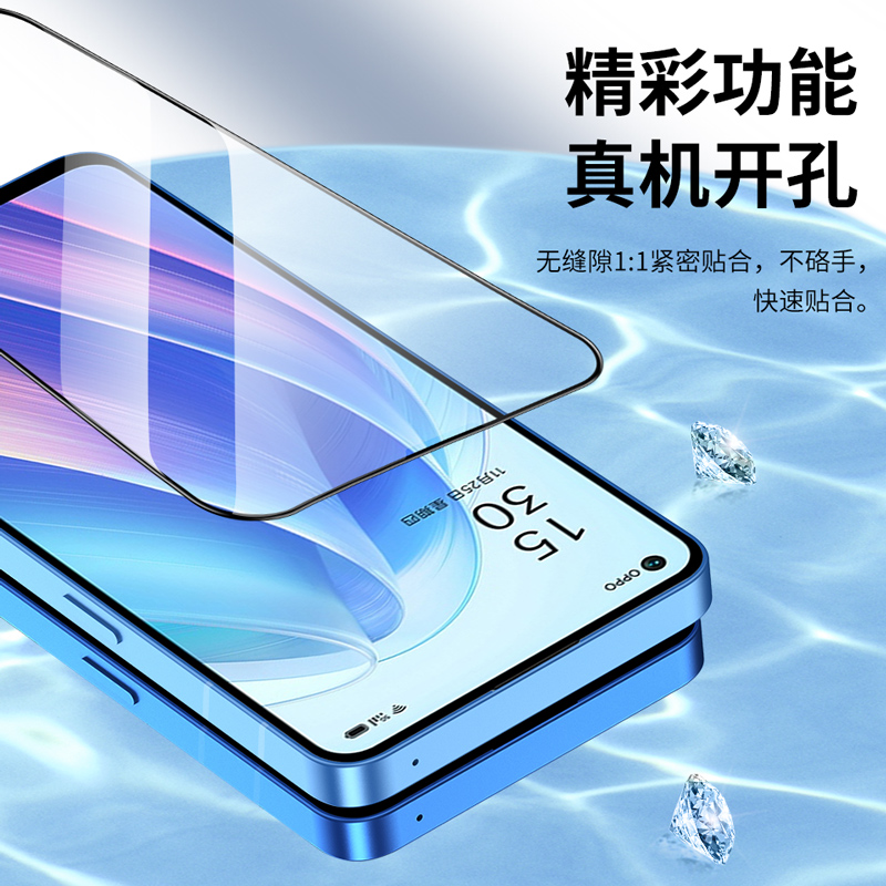 适用于oppo全屏reno8pro+Reno7 reno6 Reno5钢化膜renoAce2 oppoReno3 4se手机膜10倍变焦版ace高清2Z 5K贴膜 - 图1