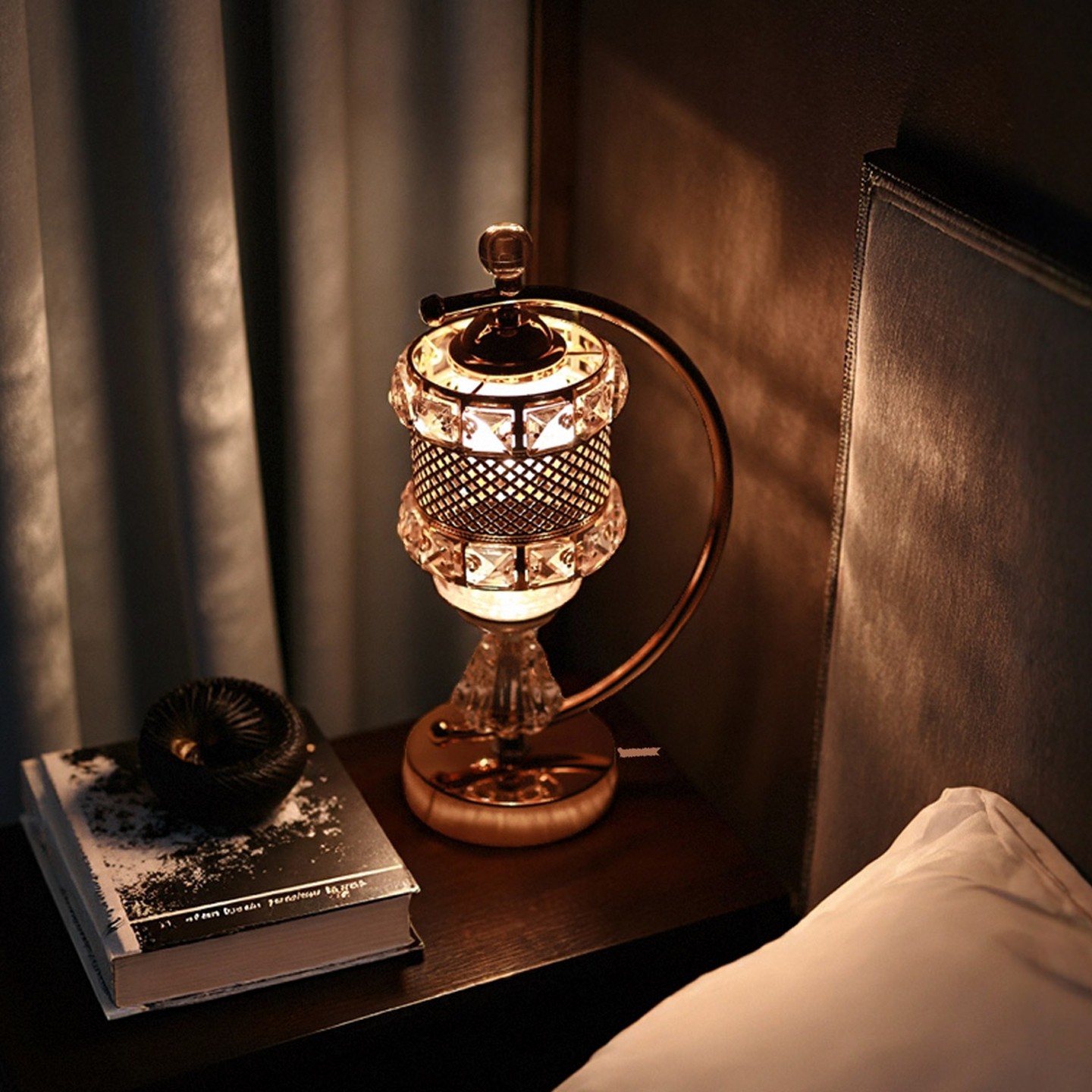 复古助睡眠香薰精油香薰灯家用精油灯室内香薰炉插电卧室香熏灯炉,淘宝优惠券,粉丝福利购,淘宝优惠卷