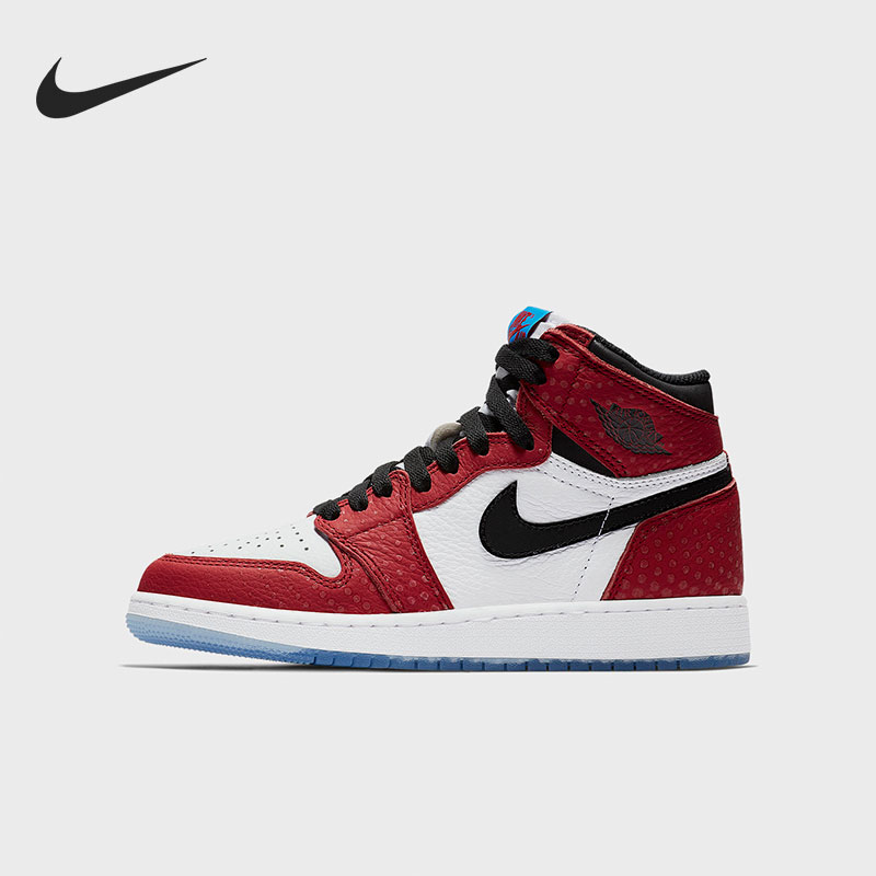 Nike/耐克Air Jordan 1 AJ1儿童休闲舒适高帮运动鞋575441-602-图0