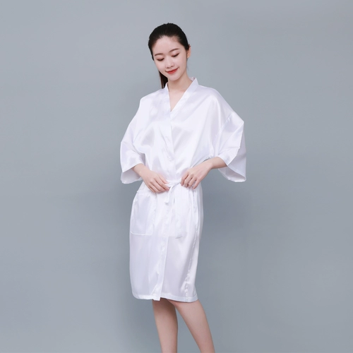 Косметическая накидка, реалистичная шелковая водонепроницаемая холодная завивка