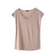 Summer Thin Modal T-Shirt ແຂນສັ້ນຂອງແມ່ຍິງ V Neck ແຂນສັ້ນ