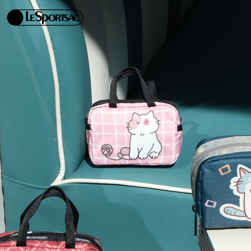 LeSportsac乐播诗新款TRENDY系列可爱拉链收纳零钱手拎包手拿包,淘宝优惠券,粉丝福利购,淘宝优惠卷