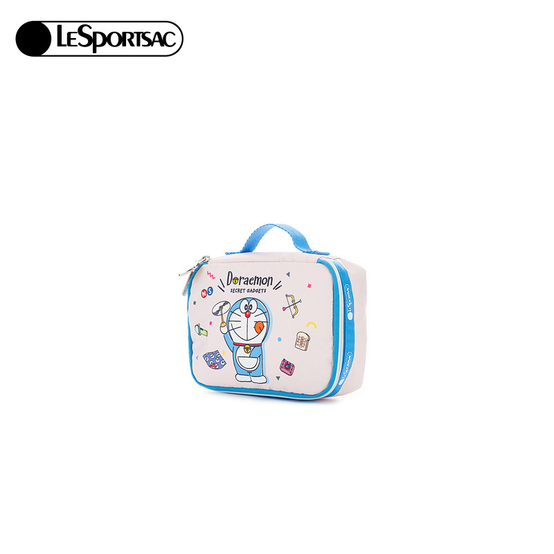 LeSportsac乐播诗携手哆啦A梦的限定设计系列可爱收纳手提化妆包,淘宝优惠券,粉丝福利购,淘宝优惠卷