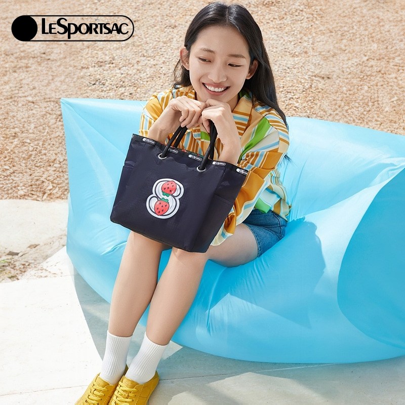 LeSportsac乐播诗快乐字母系列新款通勤百搭大容量敞口托特包女,淘宝优惠券,粉丝福利购,淘宝优惠卷