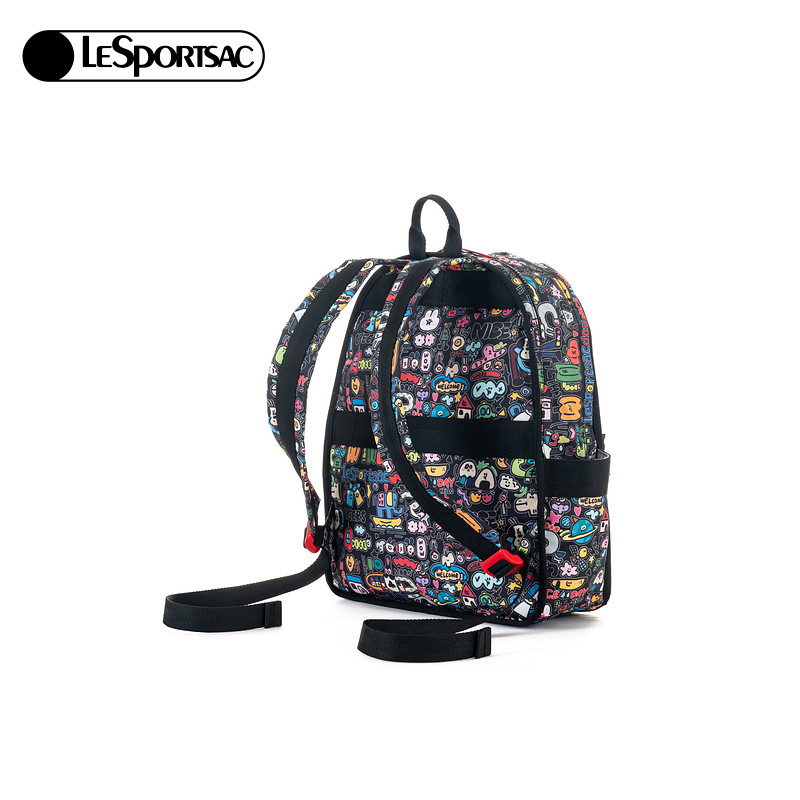 LeSportsac乐播诗新款逗鸭小确幸系列童趣满印隔层通勤电脑双肩包,淘宝优惠券,粉丝福利购,淘宝优惠卷