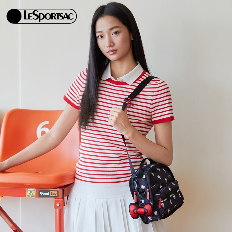 艾米同款LeSportsac乐播诗HELLOKITTY合作可爱单肩双肩包斜挎包女,淘宝优惠券,粉丝福利购,淘宝优惠卷