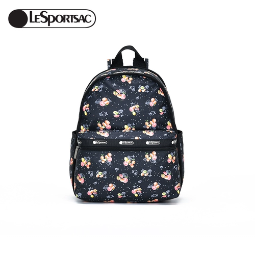 LeSportsac Сумка через плечо, черная цепь, барсетка, на цепочке