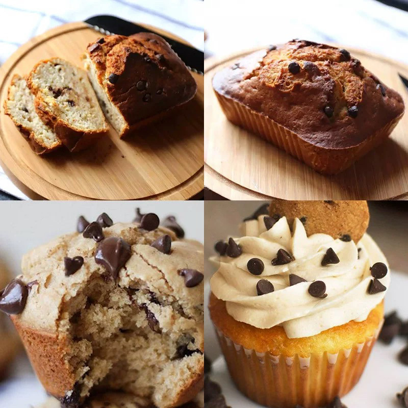 可可百利黑巧克力入炉豆50耐烤高温曲奇面包颗粒豆纯可可零食烘焙 - 图0