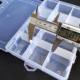 Transparent PP storage box can be split into numbers and divide the lattice box with larger size 12-grid parts box electronic component finishing box