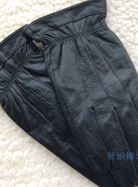 黑色战术特种兵军迷男款羊皮手套