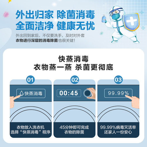 海信10公斤活水洗烘一体滚筒洗衣机家用全自动除菌超薄小型SE12F-图0