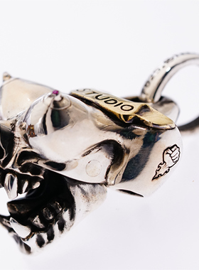 渡鸦原创暗黑手工暗黑矩阵银吊坠