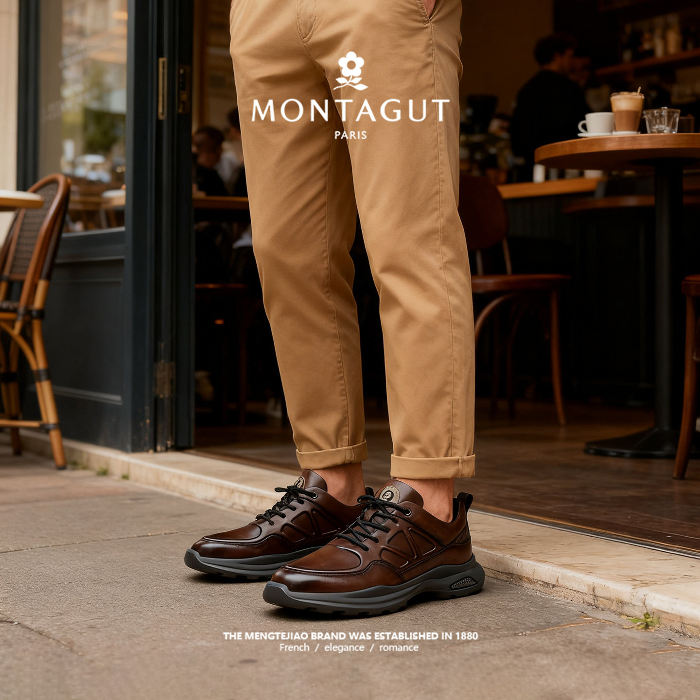 梦特娇真皮鞋子男款休闲男鞋春季头层牛皮冬季舒适运动皮鞋气垫鞋,淘宝优惠券,粉丝福利购,淘宝优惠卷