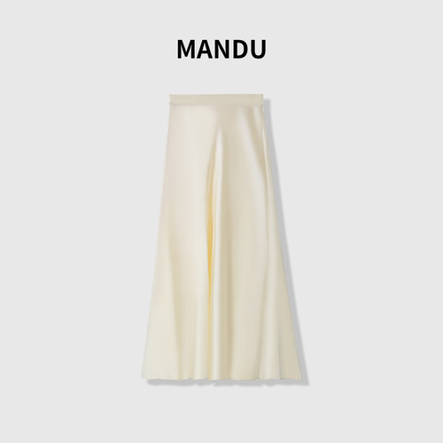 嫚渡小众简约时尚轻奢气质显瘦秋季性感法式复古长款纯色长袖套装 - 图3