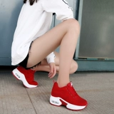 Демисезонные туфли, высокая спортивная обувь, флисовая белая обувь