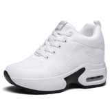 Летняя высокая спортивная спортивная обувь, белая обувь для отдыха на платформе, туфли