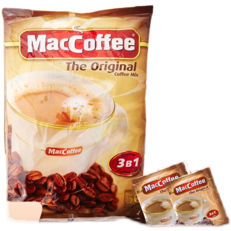 畅销俄罗斯 美卡菲原味咖啡 MacCoffee 进口三合一速溶免煮50小袋 - 图3