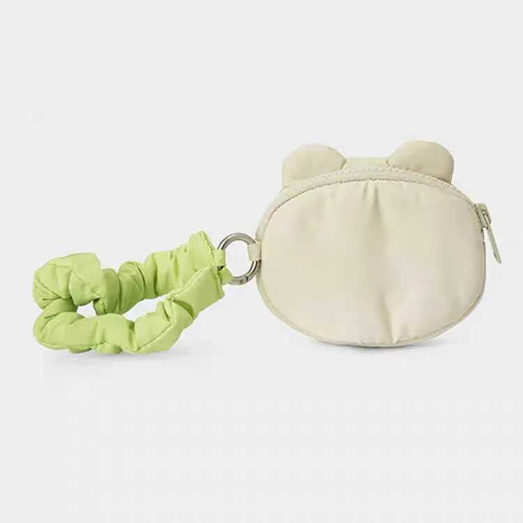 LINE FRIENDS布朗熊HEART系列化妆包耳机包可爱零钱卡收纳小手包 - 图1