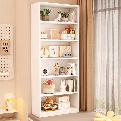 实木书架落地展示储物柜儿童书柜家用置物架定制客厅飘窗收纳柜子 - 图3