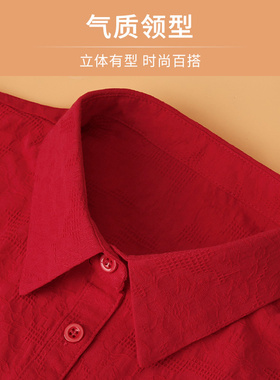红色多功能百搭配毛衣假领子