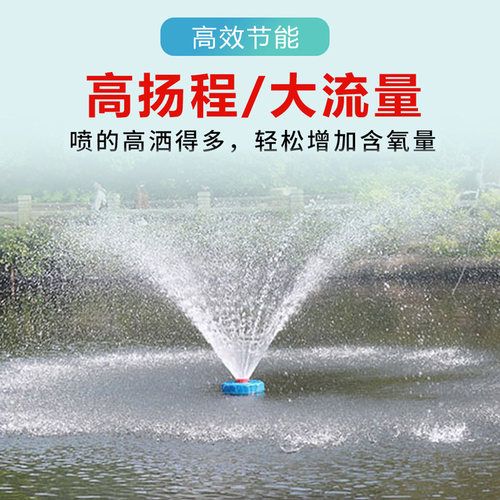 太阳能鱼塘增氧机鱼池增氧喷泉气泵蓄电池池塘全自动大功率增氧泵 - 图1