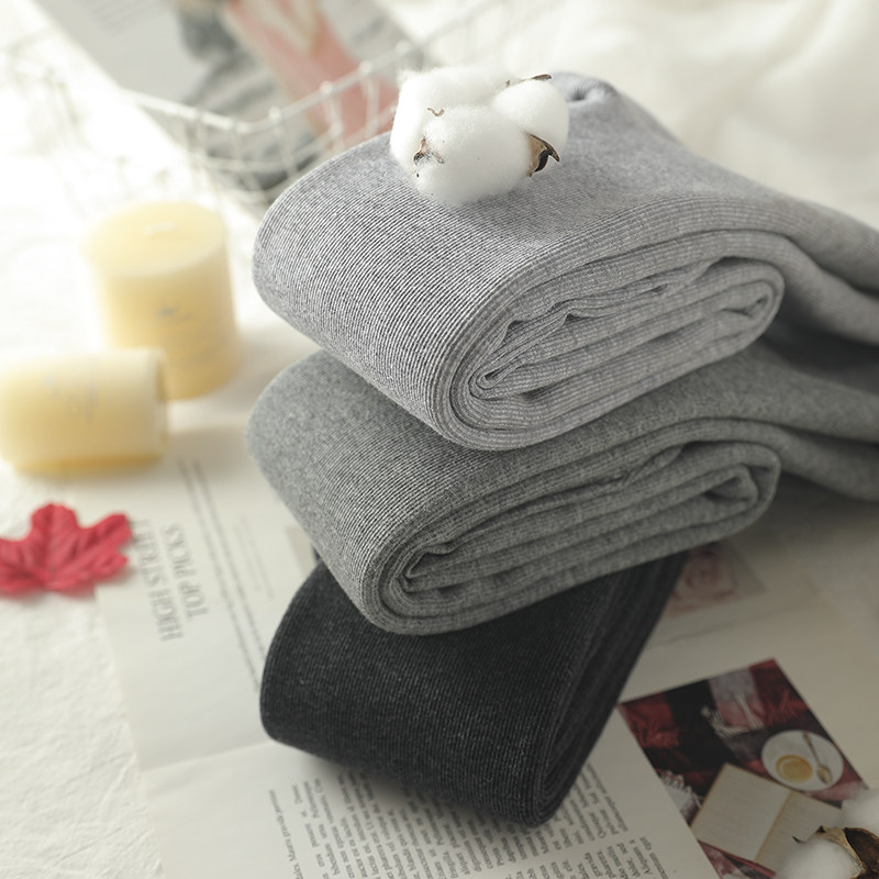 日系矮小个子螺旋纹打底裤女外穿 莜饰打底裤