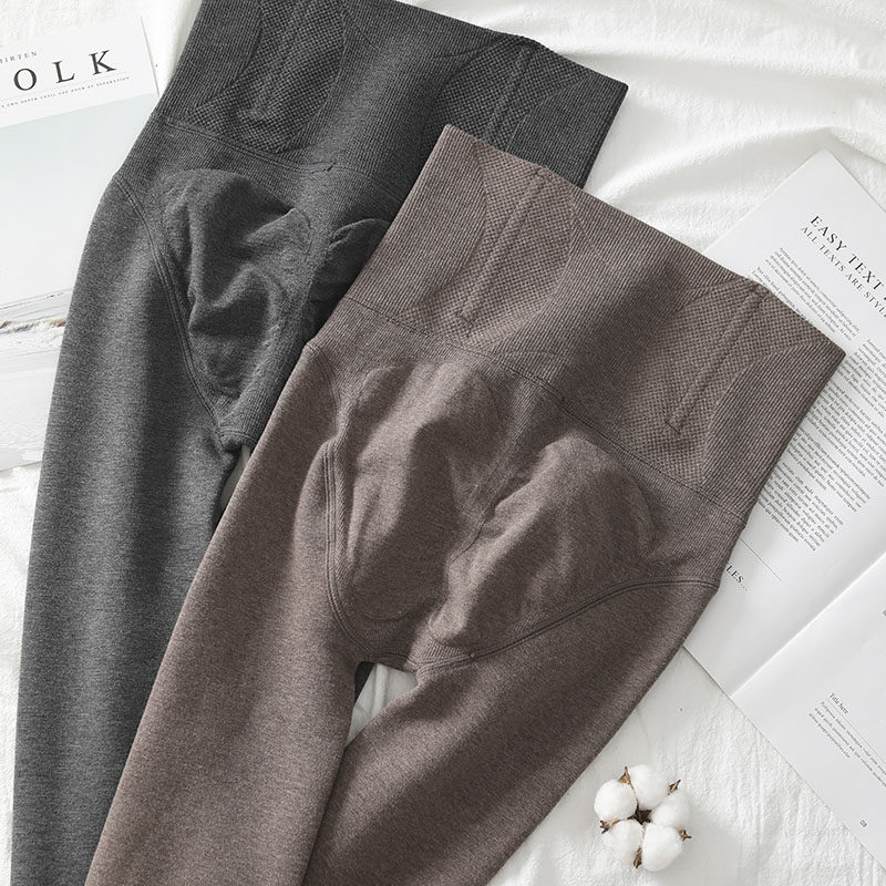 高腰收腹加绒矮小个子秋冬季连裤袜 莜饰打底裤