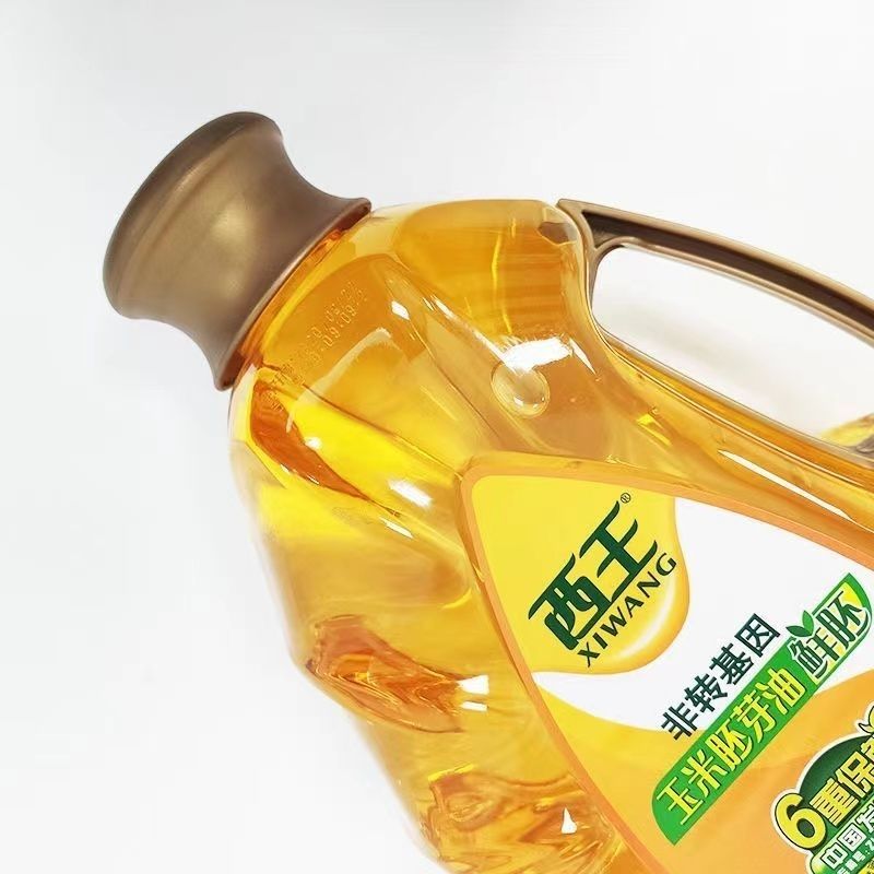 西王鲜胚玉米胚芽油5L*4瓶整箱非转基因物理压榨食用油家用新货-图2